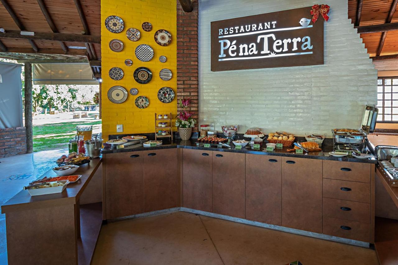 Pousada Pe Na Terra Brotas Exterior foto
